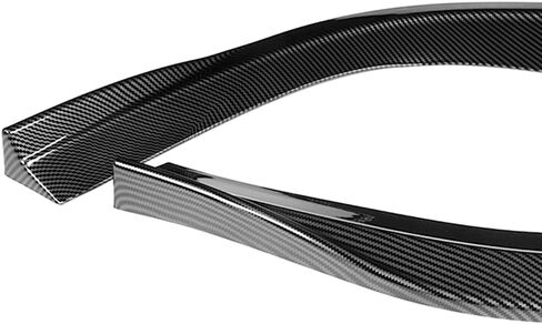 Q1-TECH, Front Bumper Lip Compatible with Compatible with 2008-2015 Mitsubishi Lancer (Do Not Fit Ralliart Or EVO Models), Front Bumper Lip Spoiler Air Chin Body Kit Splitter ABS (Painted Carbon) in Saudi Arabia
