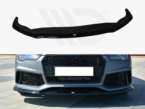 Front Bumper Lip Spoiler Compatible with Audi RS7 Facelift (2014-2017) Maxton Design in Saudi Arabia