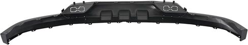 KUAFU Front Lower Valance Compatible with 2016-2018 Chevy Chevrolet Silverado 1500 & 2019 Silverado 1500 LD Replacenbt For 84029773 GM1015134C W/Tow Hooks Holes Bumper Air Dam Deflector Black in Saudi Arabia