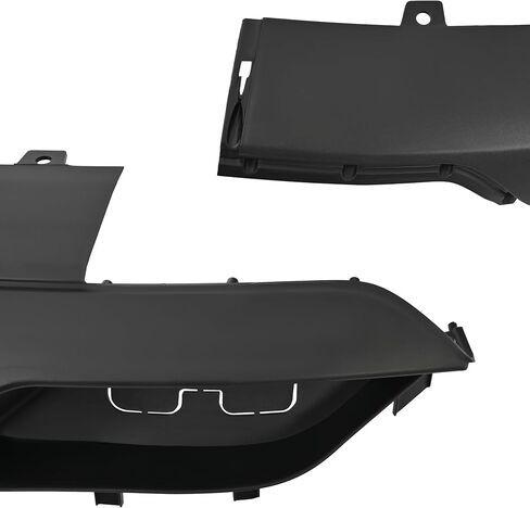 KUAFU Front Lower Valance Compatible with 2016-2018 Chevy Chevrolet Silverado 1500 & 2019 Silverado 1500 LD Replacenbt For 84029773 GM1015134C W/Tow Hooks Holes Bumper Air Dam Deflector Black in Saudi Arabia