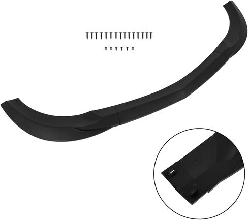 PP/Matte Black Front Bumper Lip Splitter Fit for 2011 for Mercedes-Benz C180/2010-2011 for Mercedes-Benz C200/2008-2009 for Mercedes-Benz C230/2010-2011 for Mercedes-Benz C250 Front Lip Spoiler in Saudi Arabia