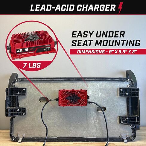 FORM 15 AMP Lithium Onboard Battery Charger for 48 Volt Golf Carts in Saudi Arabia