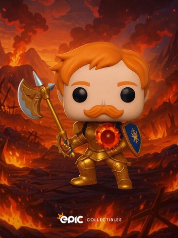 Pop Anime: The Seven Deadly Sins - Escanor Exclusive Vinyl Figure Included with Box Protector Compatible for Funko in Saudi Arabia