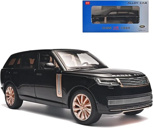 Car Toys for Boys 1/18 Diecast Cars Compatible with Land Rover Range Rover Model Car Kits Collection,Metal Off-Road SUV Toy Car with Light and Sound,Cars for Kids Ages 3-5（Black） in Kuwait