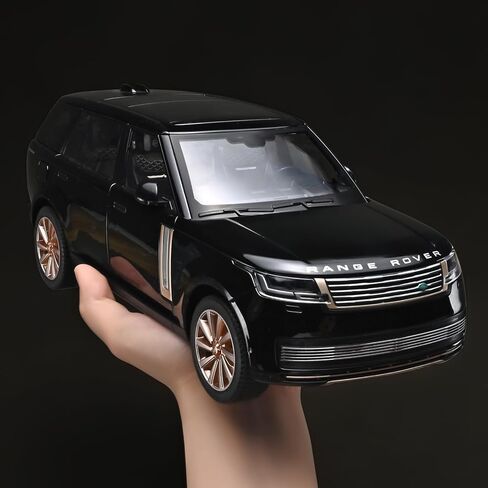 Car Toys for Boys 1/18 Diecast Cars Compatible with Land Rover Range Rover Model Car Kits Collection,Metal Off-Road SUV Toy Car with Light and Sound,Cars for Kids Ages 3-5（Black） in Kuwait