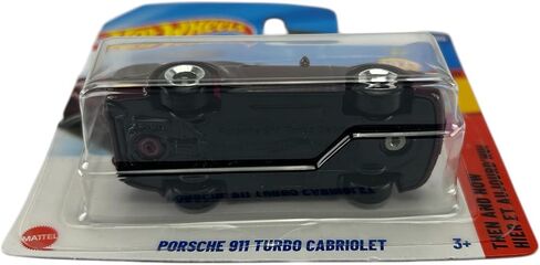 Hot Wheels Porsche 911 Turbo Cabriolet (964) Bordeaux HYW37 - Licensed Porsche Model - Then and Now 2025 - 1:64 in Saudi Arabia