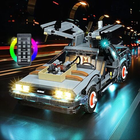 إضاءة LED متوافقة مع Lego Back to The Future Time Machine 10300، مجموعة إضاءة للعارضة، تعطي الضوء لمجموعة النماذج in Saudi Arabia