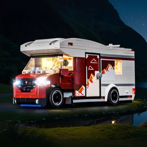 LED Lighting Compatible with Holiday Adventure Camper Van 60454, Light Kit Compatible with Lego 60454 Holiday Adventure Camper Van, NOT Included The Model Set in Saudi Arabia