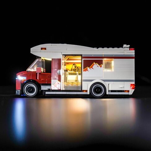 LED Lighting Compatible with Holiday Adventure Camper Van 60454, Light Kit Compatible with Lego 60454 Holiday Adventure Camper Van, NOT Included The Model Set in Saudi Arabia