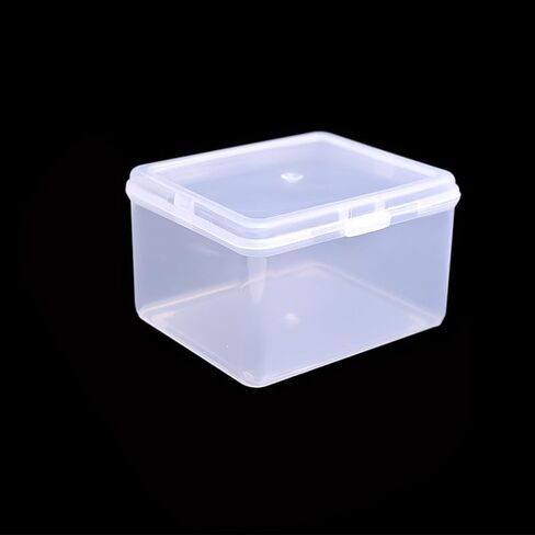 Multi-purpose Clear Storage Case Rectangular Plastic Organizer For Jewelry Headwear Household Organizers Box,Small in Saudi Arabia