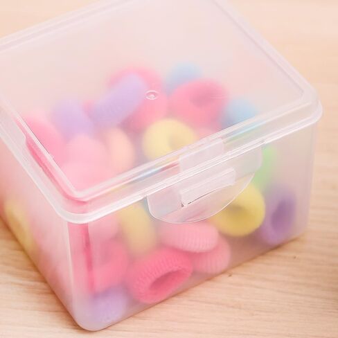 Multi-purpose Clear Storage Case Rectangular Plastic Organizer For Jewelry Headwear Household Organizers Box,Small in Saudi Arabia