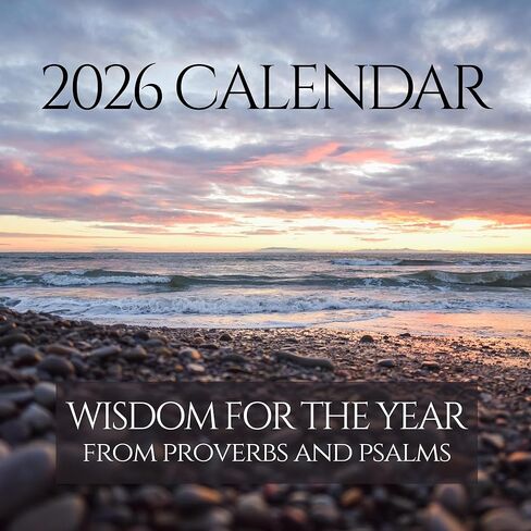 Christian Calendar 2026 – Monthly Bible Verse Wall Calendar | Wisdom For The Year From Proverbs & Psalms | All Bible Quotes from the ESV | 12" x 24" Premium Scripture Calendar in Saudi Arabia