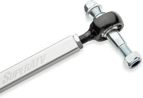 SuperATV Heavy Duty Tie Rod Kit for 2020+ Polaris RZR Pro XP/XP 4 | Stock Length Replacement | Made of Strong 6061-T6 Billet Aluminum | Chromoly Steel Monoball Tie Rod Ends | Adjustable on the Fly in Saudi Arabia