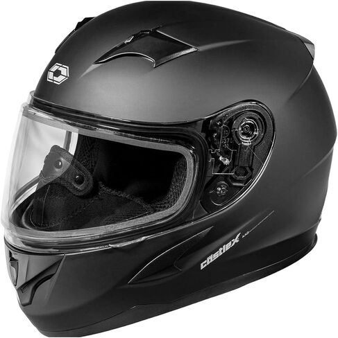 Castle X Youth CX360 Full Face Snow Helmet (Matte Black - Large) in Saudi Arabia