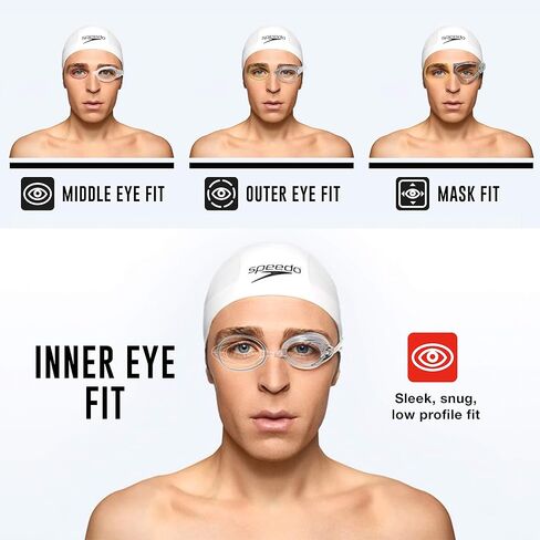 Speedo Unisex-child Swim Goggles Junior Hyper Flyer Ages 6-14 in Saudi Arabia