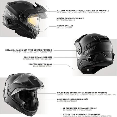 CKX خوذة كهربائية مزدوجة الدرع لكامل الوجه in Kuwait