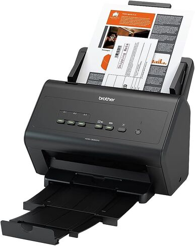 Brother ADS3000N High-Speed Network Document Scanner for Mid to Large Size Workgroups,Black in Saudi Arabia