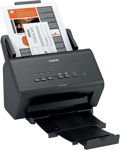 Brother ADS3000N High-Speed Network Document Scanner for Mid to Large Size Workgroups,Black in Saudi Arabia