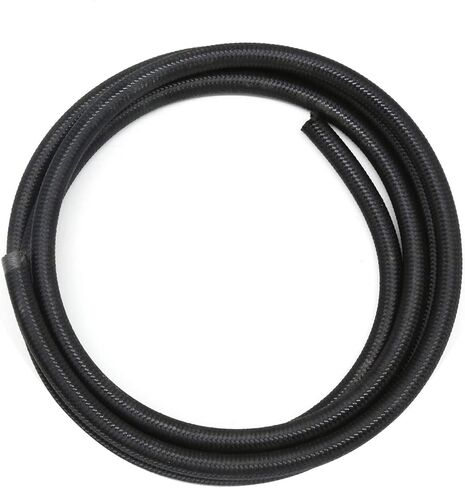 Fuel Line Hose 10FT 6AN 3/8" Universal Silver Stainless Steel Braided Nylon CPE Oil Gas Fuel Hoses 10 Feet AN-6 3/8 inches in Kuwait