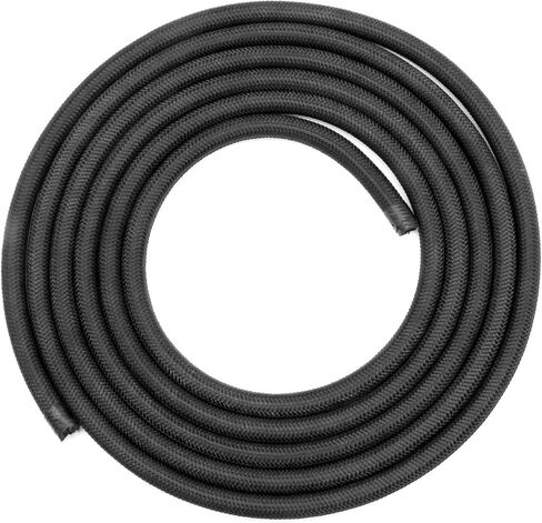 Fuel Line Hose 10FT 6AN 3/8" Universal Silver Stainless Steel Braided Nylon CPE Oil Gas Fuel Hoses 10 Feet AN-6 3/8 inches in Kuwait