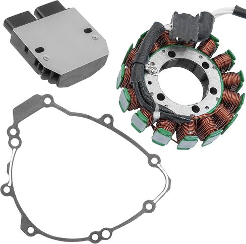 Caltric Stator Regulator Rectifier Gasket Compatible with Yamaha YZFR1 YZF-R1 2009 2010 2011 2012 2013 2014 in Saudi Arabia