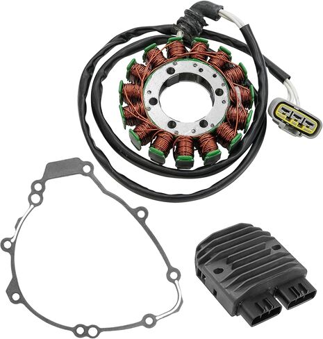 Caltric Stator Regulator Rectifier Gasket Compatible with Yamaha YZFR1 YZF-R1 2009 2010 2011 2012 2013 2014 in Saudi Arabia