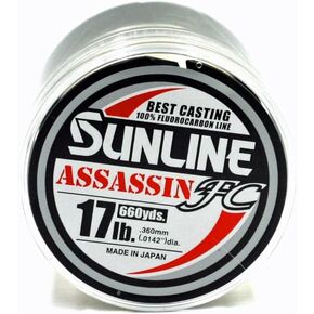 Sunline 63042302 4594-0110 Assassin FC Fishing Equipment, 10 lb in Kuwait