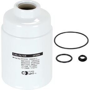 فلتر الوقود TP3018 - مناسب لفلتر وقود الديزل Duramax 6.6 2001-2016 Chevy Silverado 2500 HD 3500 HD Express GMC Sierra 2500HD 3500HD Savana - يستبدل TP3012، 12664429، 12633243 in Kuwait