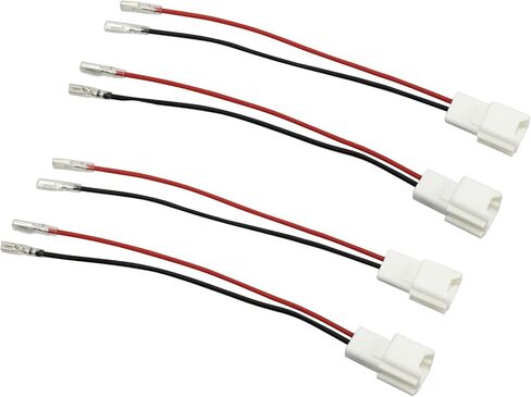 4 PCS Door Speaker Wiring Harness PC2-28 Audio Speaker Wire Cable Compatible with Nissan Speakers Adapter Connector Plug Easy to Install for Car Speaker Replacement in Kuwait