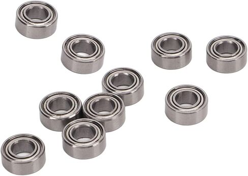 RC Ball Bearing Set 10Pcs Premium Steel 10x5x4mm Ball Bearings for 1/10 RC Cars ZD Racing 10421 S Enhanced Stability Smooth Performance Durable Material Easy Installation in Saudi Arabia