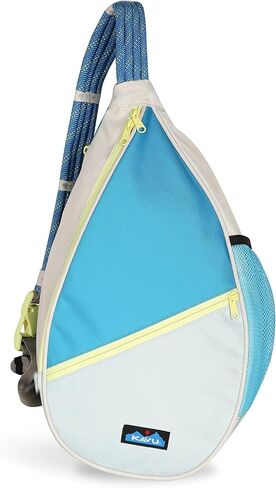 KAVU Beach Rope Bag Mesh Crossbody Sling Backpack - Cool Aqua in Kuwait