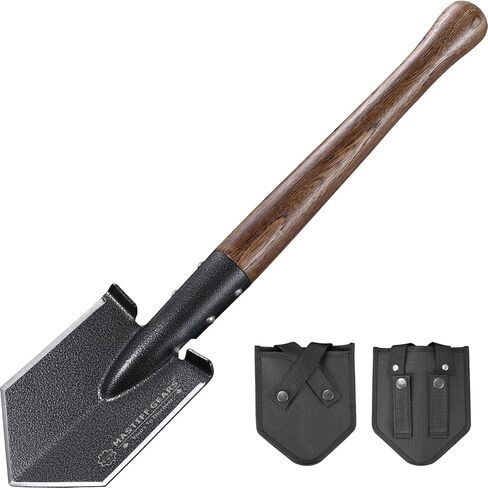 Mastiff Gears® Battle Wolf Shovel, Remodeled Sapper Shovel with Hardwood Handle, for Camping, Hiking, Fishing, Self-Defence and Emergency in Kuwait