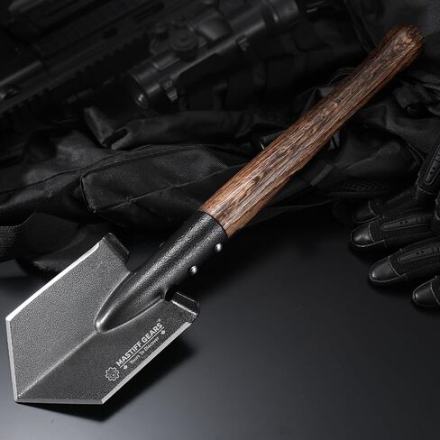 Mastiff Gears® Battle Wolf Shovel, Remodeled Sapper Shovel with Hardwood Handle, for Camping, Hiking, Fishing, Self-Defence and Emergency in Kuwait