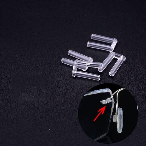 Rimless Glasses Accessories Rubber Plug Eyeglass Repair Accessories Double Rubber Plug in Kuwait