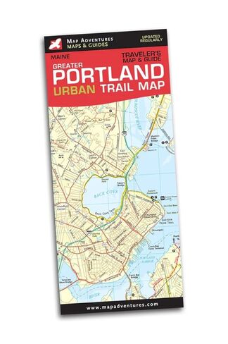 Explore Portland, Maine with Map Adventures New England Urban Trail Map in Saudi Arabia