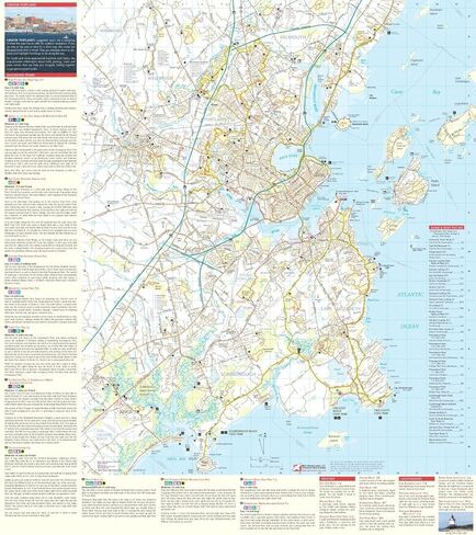 Explore Portland, Maine with Map Adventures New England Urban Trail Map in Saudi Arabia