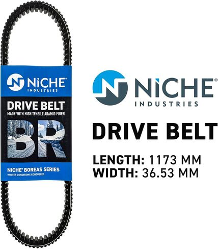 NICHE BOREAS Drive Belt for Polaris 2010-2017 WideTrak 600 IQ 3211132 Snowmobile in Saudi Arabia