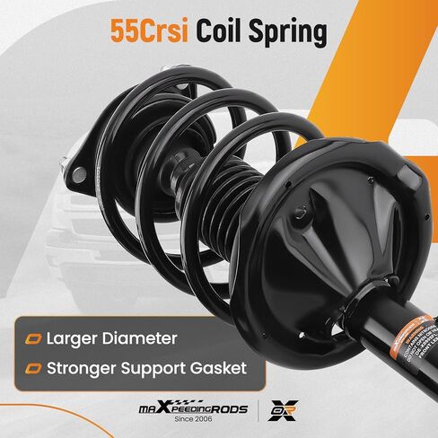 maXpeedingrods 2Pc Front Struts Shock Absorber for Kia Forte Sedan Forte Koup 2010-2013, Kia Forte5 2012-2013, 172721 172720 Complete Struts with Coil Spring Assembly in Saudi Arabia