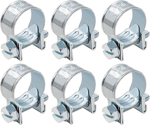 10FT Fuel Line Hose 6AN 3/8" High Pressure Hose 700PSI 9.6mm for Fuel Systems Engines Tube Hose Blue Multiple Size Options(Attached 10pcs Hose Clamp) in Saudi Arabia