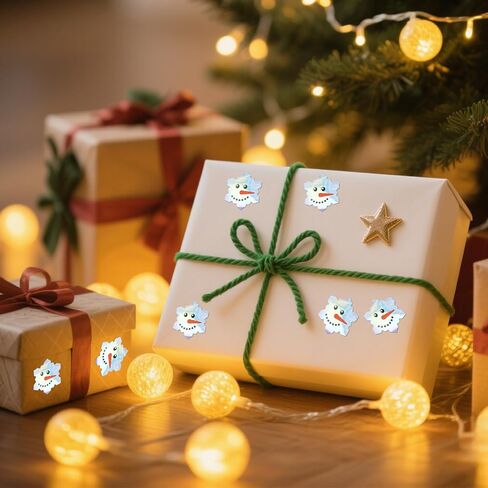 500pcs Christmas Stickers, Waterproof Self-Adhesive Decorative Seal Stickers for Envelope Journals Gifts Crafts Party Supplies (Green Christmas Tree) in Saudi Arabia