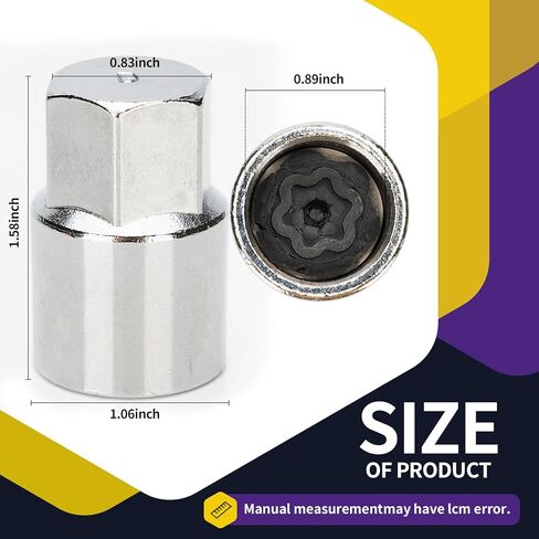 أداة إزالة صواميل العروة على شكل حرف D متوافقة مع تويوتا ولكزس، مفتاح قفل العجلة الاحترافي لتفكيك وتركيب العجلات وصواميل متينة مضادة للسرقة وأدوات السيارات in Kuwait