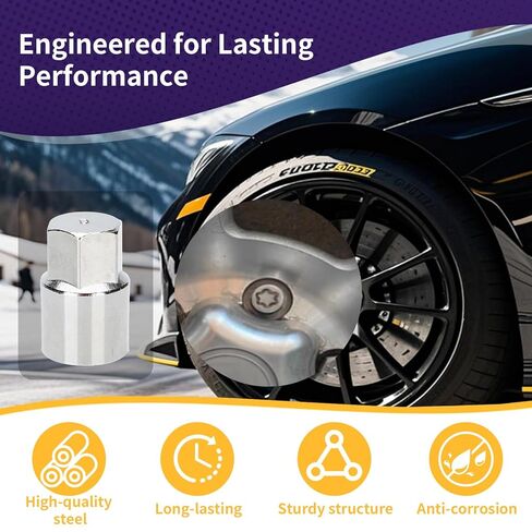 أداة إزالة صواميل العروة على شكل حرف D متوافقة مع تويوتا ولكزس، مفتاح قفل العجلة الاحترافي لتفكيك وتركيب العجلات وصواميل متينة مضادة للسرقة وأدوات السيارات in Kuwait