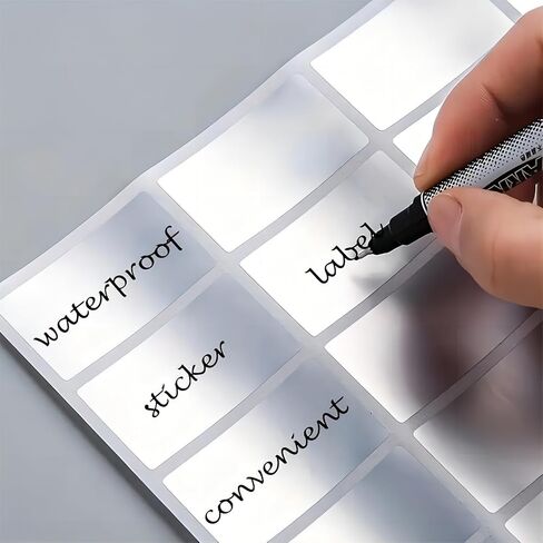 200pcs Waterproof Removable Label Stickers - Ideal for Organizing Address, Office & Home Use, Storage Bins, Moving, Folders in Saudi Arabia