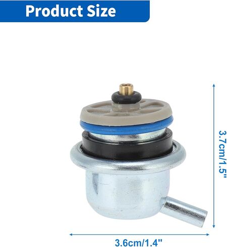 Motoforti Fuel Pressure Regulator with Vacuum Tube for Chevrolet Silverado Express Tahoe for GMC Sierra Savana 1500 2500 3500 Yukon for Hummer H2 No.89060418/17113556/12583236 in Saudi Arabia
