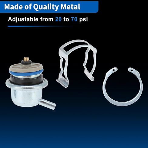 Motoforti Fuel Pressure Regulator with Vacuum Tube for Chevrolet Silverado Express Tahoe for GMC Sierra Savana 1500 2500 3500 Yukon for Hummer H2 No.89060418/17113556/12583236 in Saudi Arabia