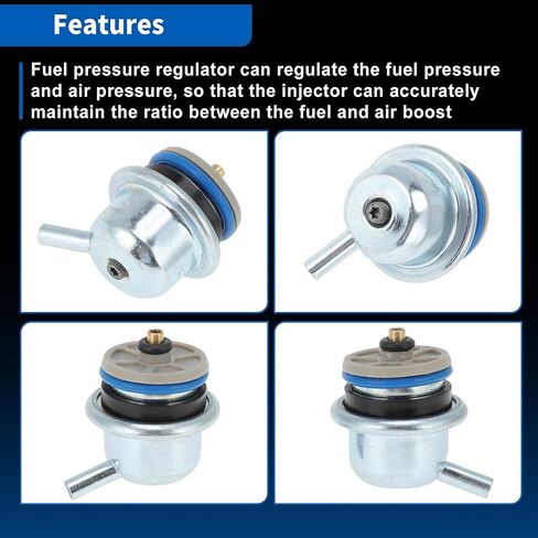Motoforti Fuel Pressure Regulator with Vacuum Tube for Chevrolet Silverado Express Tahoe for GMC Sierra Savana 1500 2500 3500 Yukon for Hummer H2 No.89060418/17113556/12583236 in Saudi Arabia