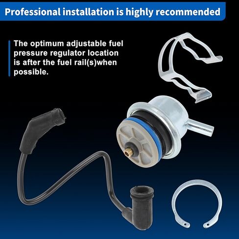 Motoforti Fuel Pressure Regulator with Vacuum Tube for Chevrolet Silverado Express Tahoe for GMC Sierra Savana 1500 2500 3500 Yukon for Hummer H2 No.89060418/17113556/12583236 in Saudi Arabia