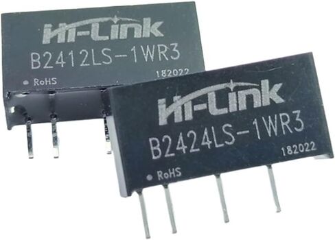 10pcs/Lot B2424LS-1WR3 24V to 24V 1W DC DC Isolated Power Supply Module High Efficiency Low Ripple in Saudi Arabia
