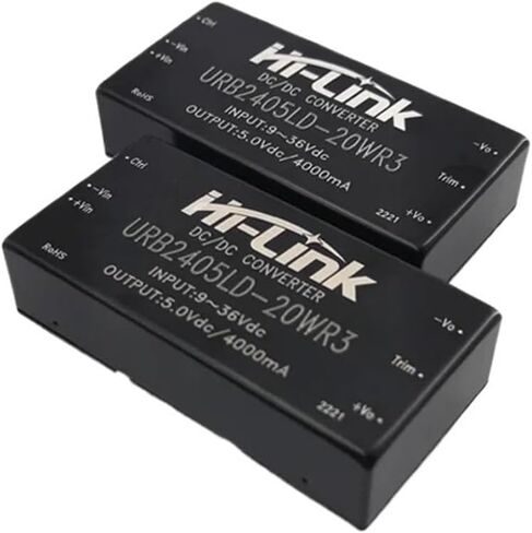 2pcs/lot DCDC Converter URB2405LD-20WR3 24V(9-36V) Input to 5V 4A 20W Power Supply Module Step Down Household in Saudi Arabia