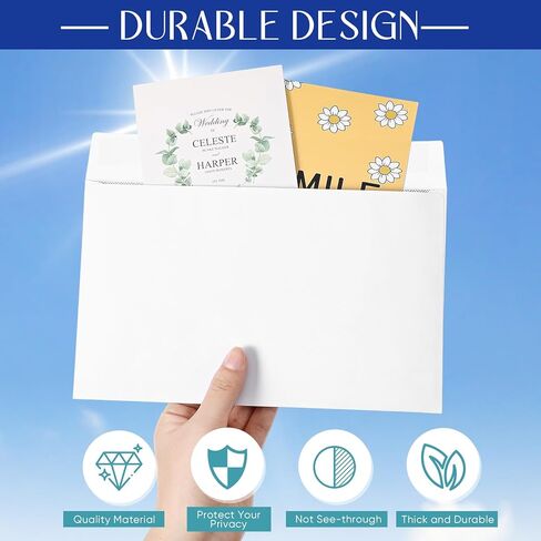 50 PC W2 Envelopes 2025 Double Window Self Sealed Tax Security Envelopes for W2 Forms 4-Up V2 Horizontal Format (9 X 5-5/8) in Saudi Arabia